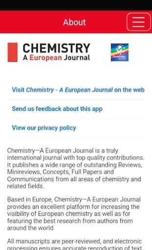 Chemistry - A European Journal 1