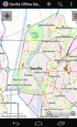 Mappa di Siviglia Offline 2