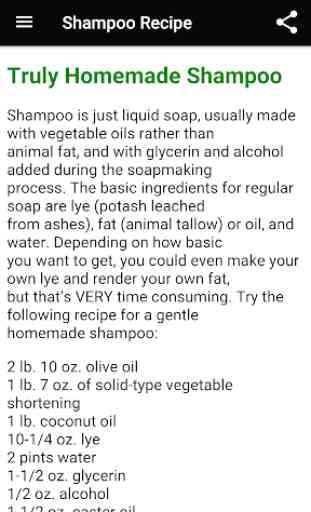 Shampoo Recipe 4