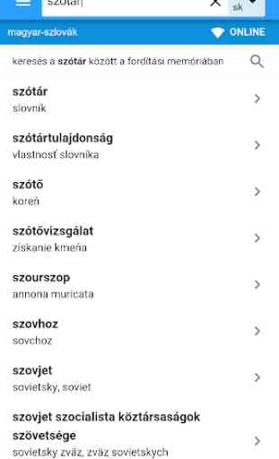 Szlovák-Magyar szótár 2