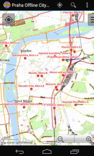 Mappa di Praga Offline 2