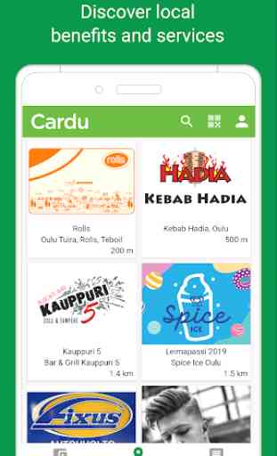 Cardu : Loyalty and membership cards into use 2