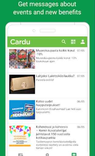 Cardu : Loyalty and membership cards into use 3