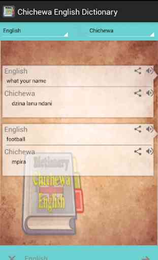 Chichewa English Dictionary 3