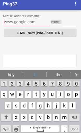 Ping32 ICMP Firewall Port Test 2
