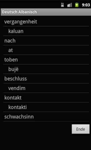 Albanian German Dictionary 4
