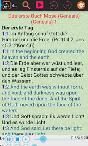 Audio Deutsch Schlachter Bibel 1