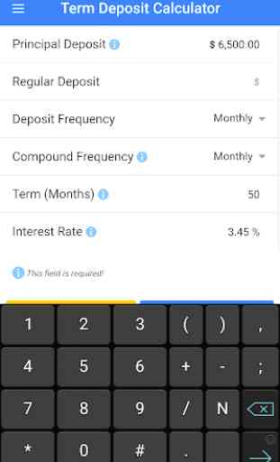 Interest & Loan Calculator 3