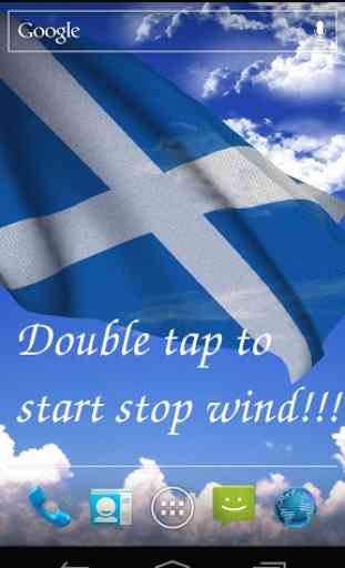 Scotland Flag Live Wallpaper 1
