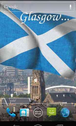 Scotland Flag Live Wallpaper 2