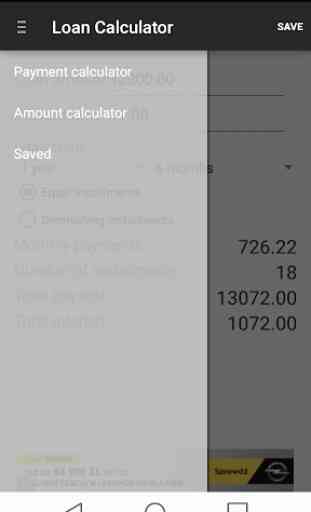 Easy loan calculator 2