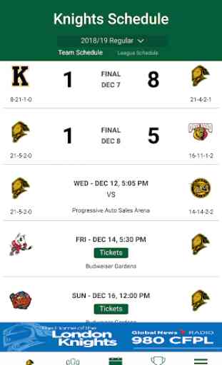London Knights Official App 4