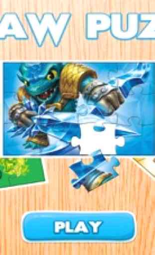 cartone animato Puzzle Per Ragazzo - sega puzzle Scatola per Skylanders Edizione - Kid del bambino e in età prescolare Formazione Giochi 2