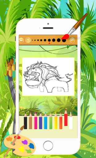 Cartoon Animal Coloring Book - Disegno e Pittura colorato per i bambini giochi gratis 2