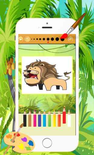 Cartoon Animal Coloring Book - Disegno e Pittura colorato per i bambini giochi gratis 3