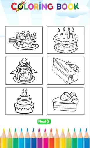 Torta di buon compleanno Coloring Book: giochi educativi di apprendimento per Bambini & Toddler 3