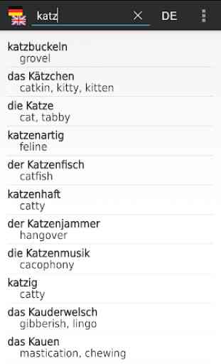 German - English offline dict. 1
