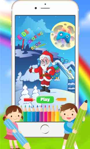 Natale e Babbo Natale Coloring Book per i bambini 1