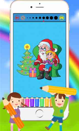 Natale e Babbo Natale Coloring Book per i bambini 2
