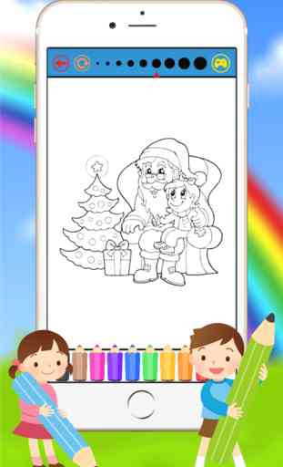 Natale e Babbo Natale Coloring Book per i bambini 3