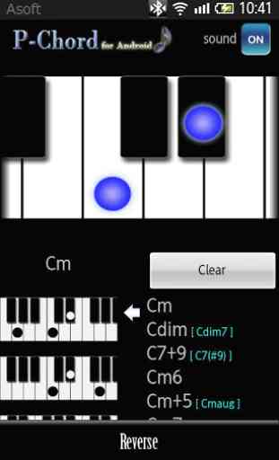 PChord  (Piano Chord Finder) 3