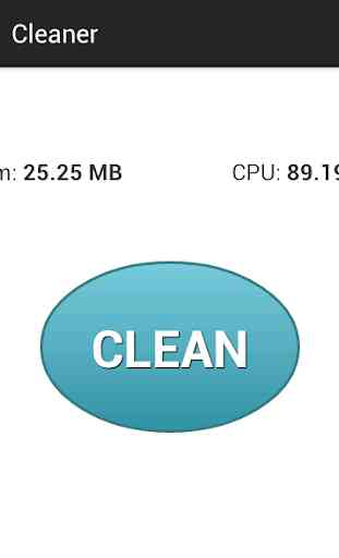 Cleaner - chiara RAM, cache 1