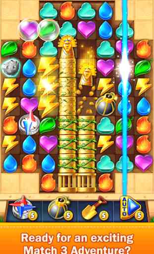 Golden Match 3 Puzzle Game - Real treasure hunter 1