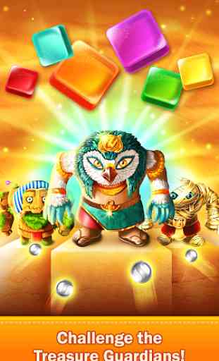 Golden Match 3 Puzzle Game - Real treasure hunter 3