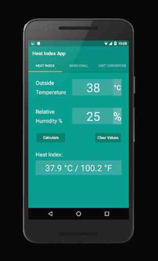 Heat Index App 2