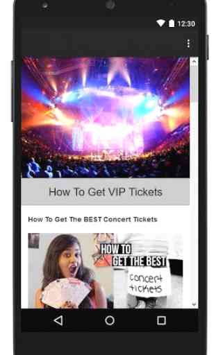 How to Get VIP Tickets 3