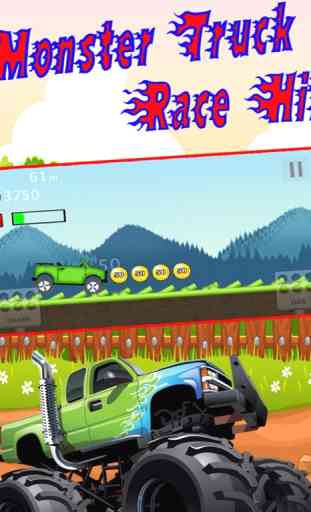 4 * 4 Monster Truck Offroad Legends Rider: Hill Climb Racing giochi di guida gratuiti 4