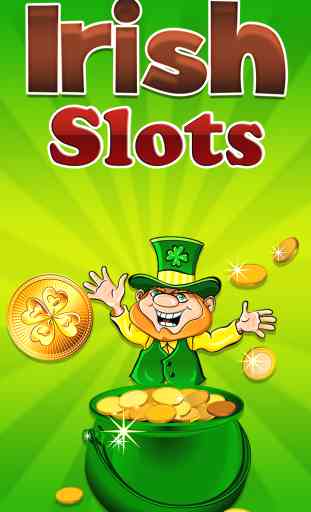 A Grande Irlandese Leprechaun Slots Pro - Free Vegas Casino Gioco Slot-Machine 1