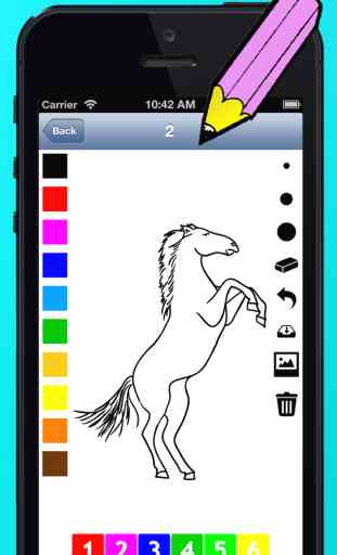 Attivo! Coloring Book Dei Cavalli Per i Bambini: Imparare Per Dipingere e Colorare il Cavallo 2