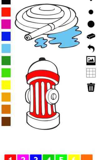 Attivo! Coloring Book del Pompiere Per i Bambini: Con Molte Immagini di Pompieri 2