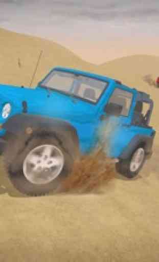 Deserto di 4 x 4 Offroad Jeep Safari - guida 3D Si 2