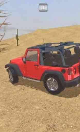 Deserto di 4 x 4 Offroad Jeep Safari - guida 3D Si 3