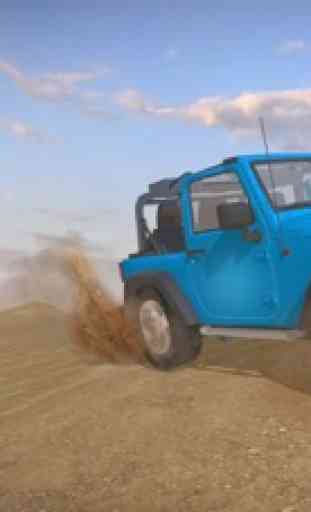 Deserto di 4 x 4 Offroad Jeep Safari - guida 3D Si 4