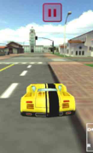 3D City Crime Police Car Drift Racer 3