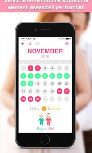 Calendario del ciclo mestruale&diario gravidanza 3