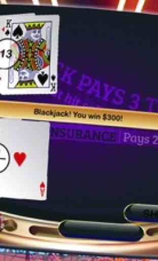 Las BlackJack MyVegas 21 Slots Casino Style Game 3