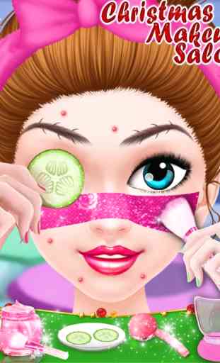 Natale Girl Makeup Salon - Make Up Me Giochi 4