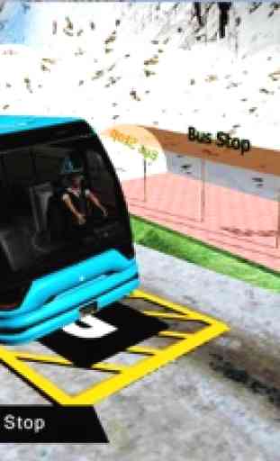 Offroad Bus simulatore di guida la stagione invern 2