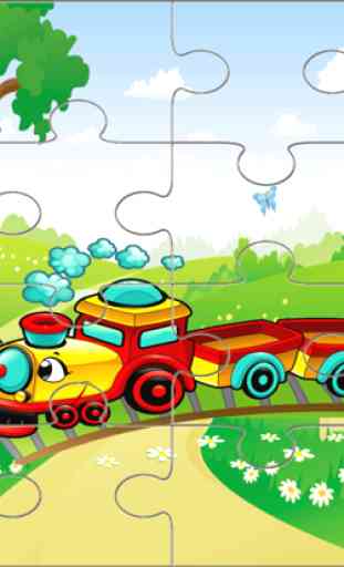 Puzzle Truck & Treno veicolo per i bambini e del b 4