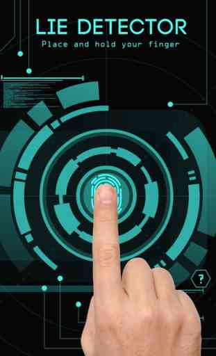 Simulatore di scanner dito rivelatore di bugia. 1