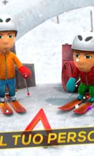 Ski Riders | Competizione di Sci Pixel nella Neve 3