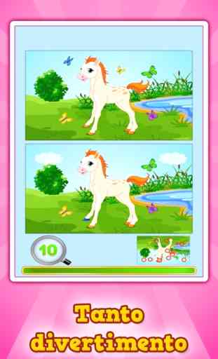 Trova le differenze - pony e unicorni 4