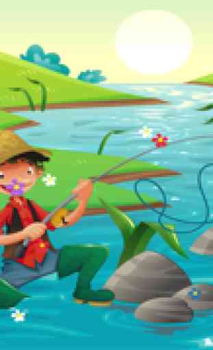 Attivo! Gioco Per i Più Piccoli Sulla Pesca: Imparare Con il Mare, Acqua, Pesce, Pescatore e la Canna da Pesca 4