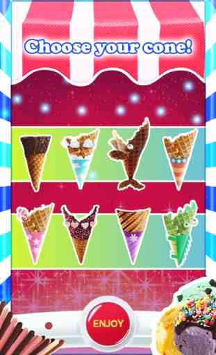 Giochi Gelato! gratis -creare i vostri Coni gelato con una serie di Sapori!! 3