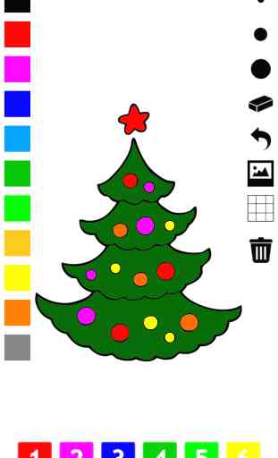 Libro da colorare di Natale per i bambini: con molte immagini come Babbo Natale, pupazzo di neve, elfi e regali. Gioco per imparare: come disegnare un quadro 1