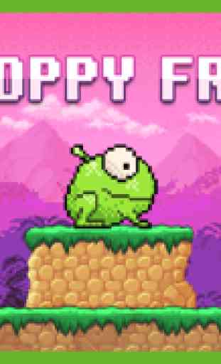 Una Rana Rilassato: Rucola e Trampolino Gioco di Corsa Salto Gratis (A Floppy Frog: Rocket & Trampoline Jump Race Game Free) 1